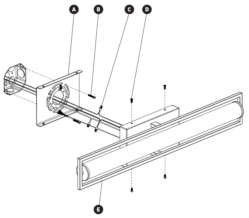 artika VAN-RIC-CBL Rialto LED Vanity Light - fig 5