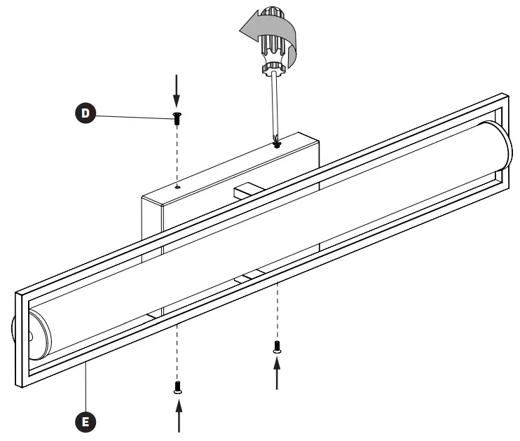 artika VAN-RIC-CBL Rialto LED Vanity Light - fig 9