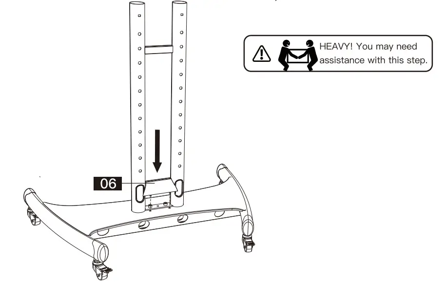 Perlegear TV Cart PGTVMC05 - 13