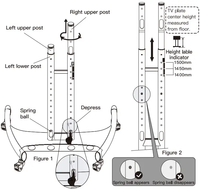 Perlegear TV Cart PGTVMC05 - 14