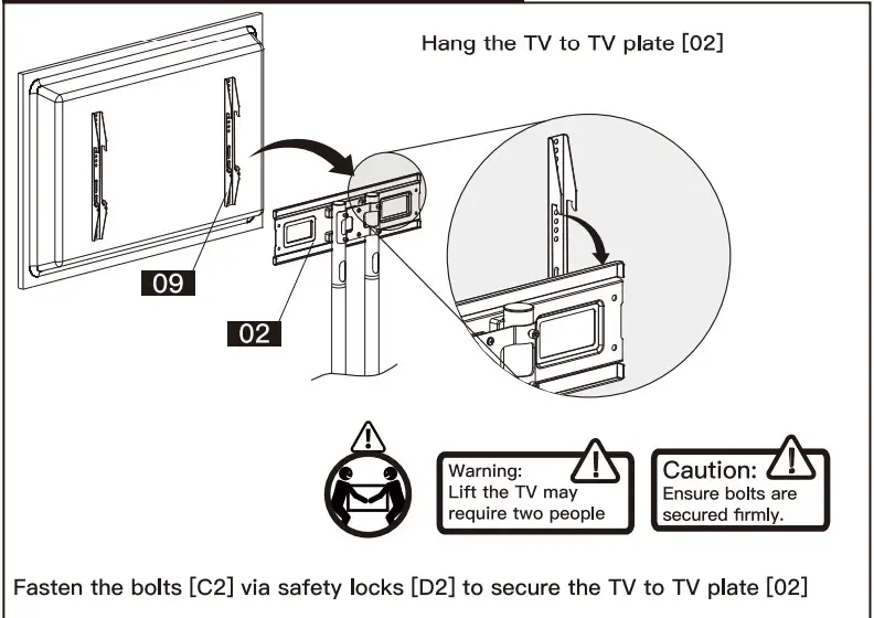 Perlegear TV Cart PGTVMC05 - 19