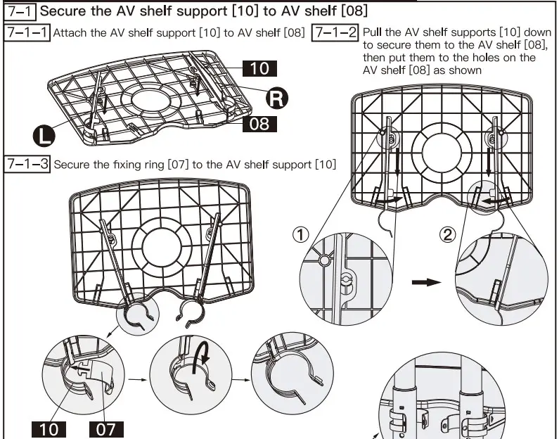 Perlegear TV Cart PGTVMC05 - 21