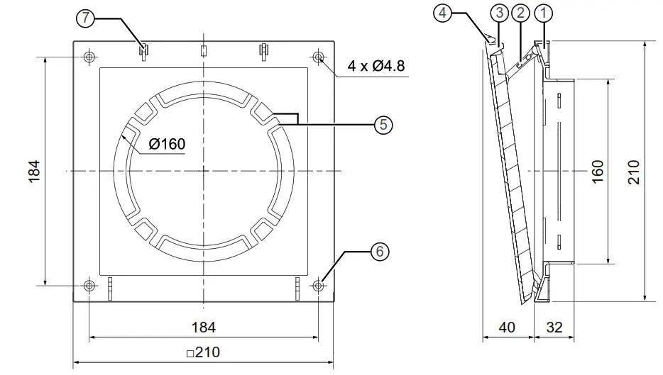 inVERTer aV160 ALD Ventilation Device without Heat Recovery - 9
