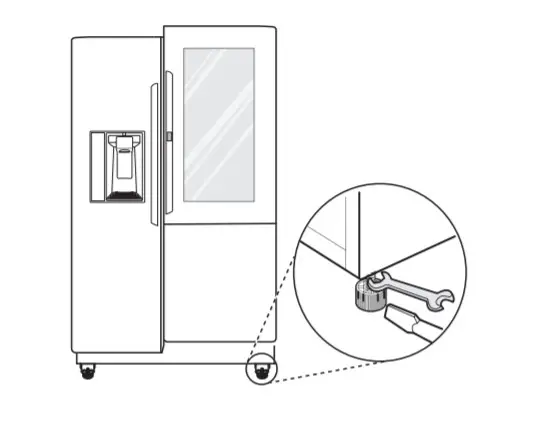 Refrigerator Installation - Connect the tubing to the refrigerator. 2