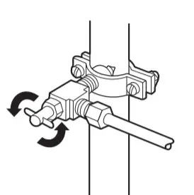 Refrigerator Installation - Connect the tubing to the refrigerator.3