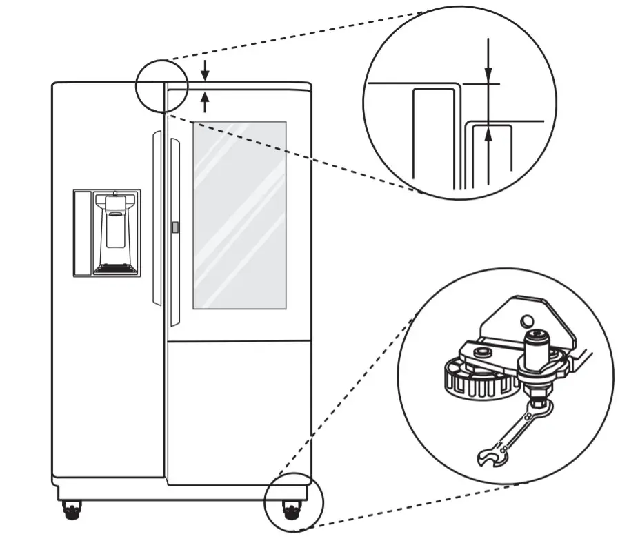 Refrigerator Installation -Door Alignment1