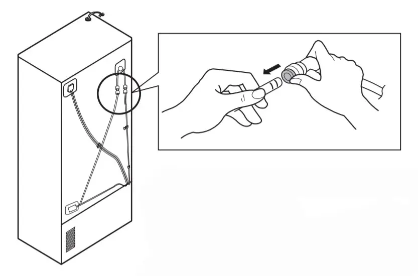 Refrigerator Installation - Removing the Left