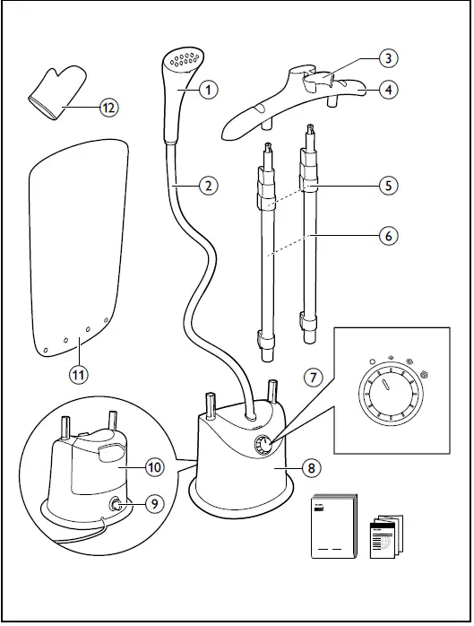 PHILIPS-.GC487 Easy -Touch-Stand-Steamer-FIG-11