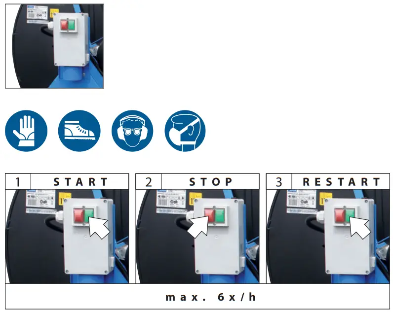 Gude GWS 600 EC 230 Volt Electric Log Saw - fig 8