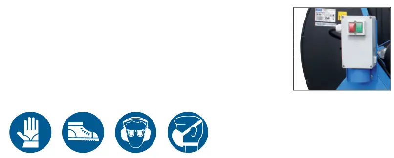 Gude GWS 600 EC 230 Volt Electric Log Saw - fig 9