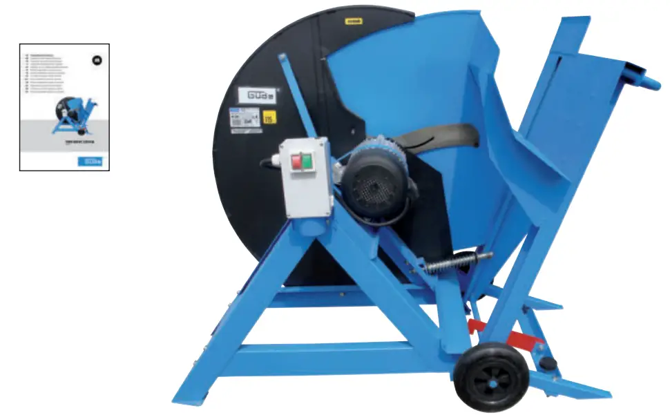 Gude GWS 600 EC 230 Volt Electric Log Saw - fig