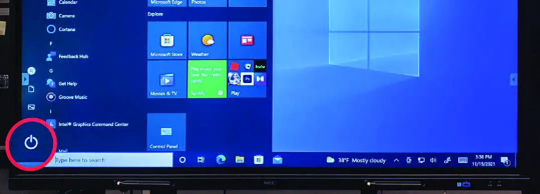 SHARP-How -tO- Power-DOWN-a -CB-Series-Display-with-OPS-PC-Installed-02