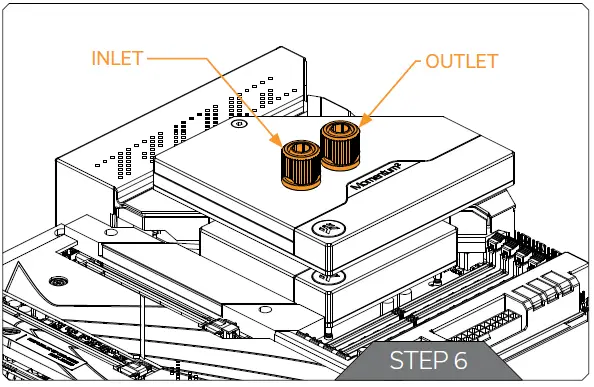 ekwb Z690 EK-Quantum Momentum VRM Bridge ROG Maximus-14