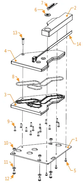 ekwb Z690 EK-Quantum Momentum VRM Bridge ROG Maximus-4