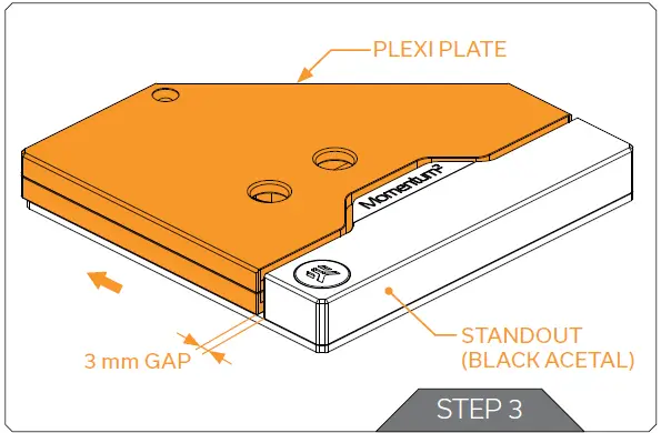 ekwb Z690 EK-Quantum Momentum VRM Bridge ROG Maximus-9