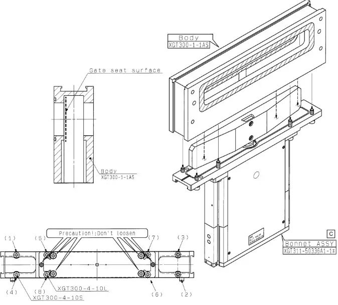 SMC XGT312-50336 High Vacuum Slit Valve - 10