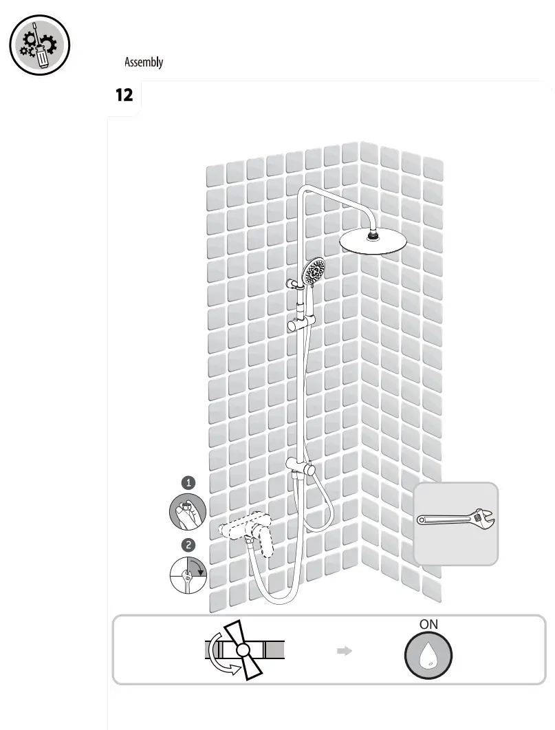 SENSEA Redondo WO Thermostatic Shower Column fig13