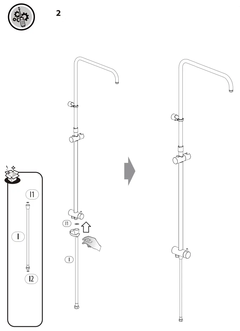 SENSEA Redondo WO Thermostatic Shower Column fig3