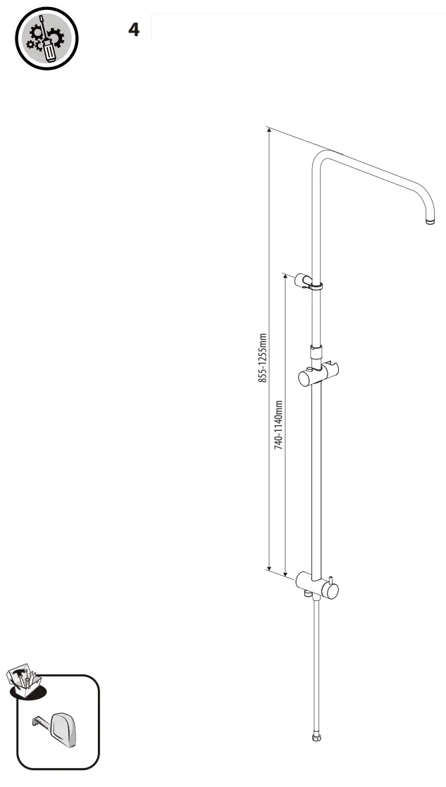 SENSEA Redondo WO Thermostatic Shower Column fig5