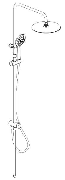 SENSEA Redondo WO Thermostatic Shower Column