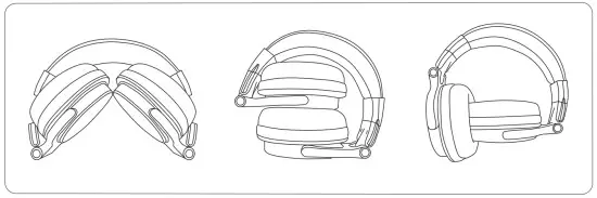 Intezze ZEUS Over-Ear Headphones -Folding the headphones
