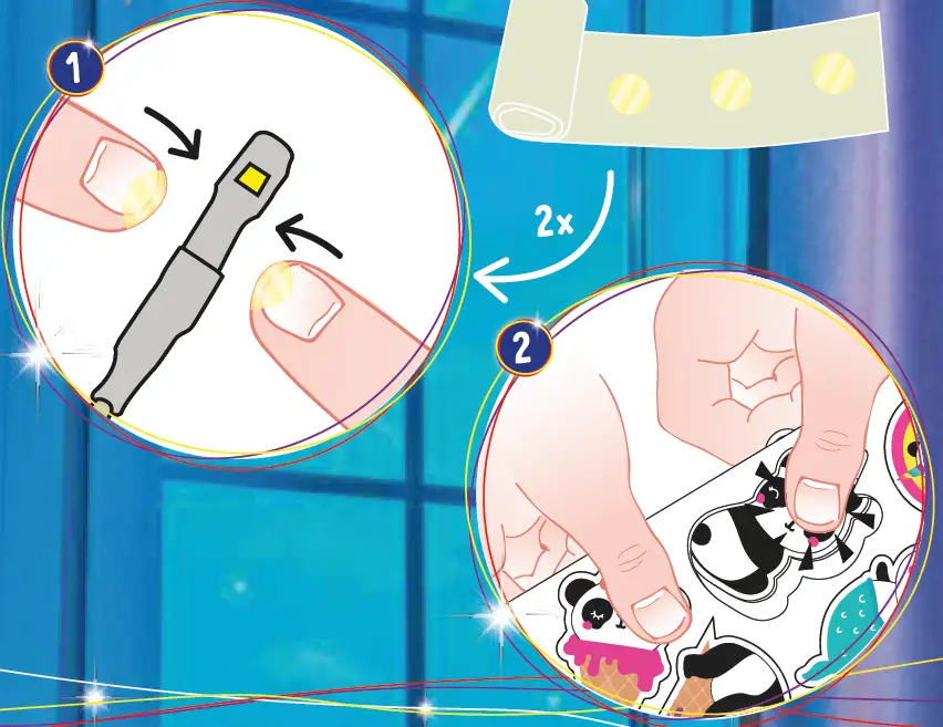 totum 071940 Bright Lights Light String Pandacorn 2