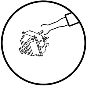 AZIO CASCADE Wireless Backlit 75 Percent Hot Swappable Mechanical Keyboard 4