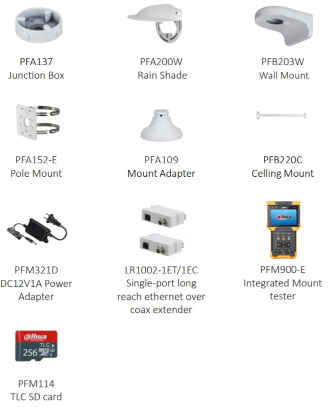 dahua DH-IPC-HDBW5449R1-ZE-LED Camera - fig 1