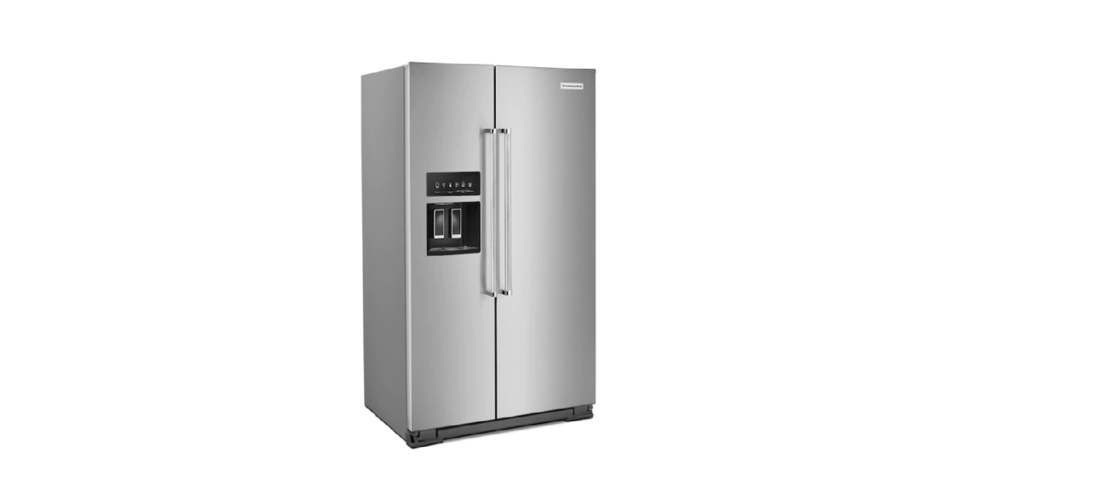 Kitchenaid Krsc703 4.8 Cu.ft. Side-by-side Refrigerator With Exterior Ice And Water User Guide