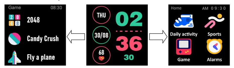 Livoo TEC617 Smartwatch - Message,