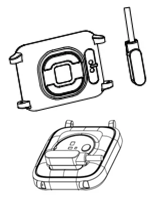 Livoo TEC617 Smartwatch - charger