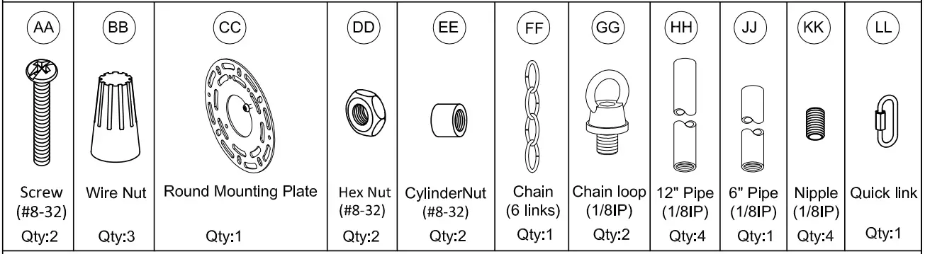 Progress P400311 Burgess 4 Light Matte Black Farmhouse Chandelier - Figure 2