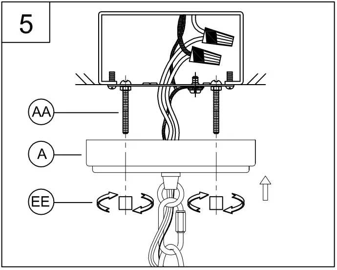 Progress P400311 Burgess 4 Light Matte Black Farmhouse Chandelier - Figure 8