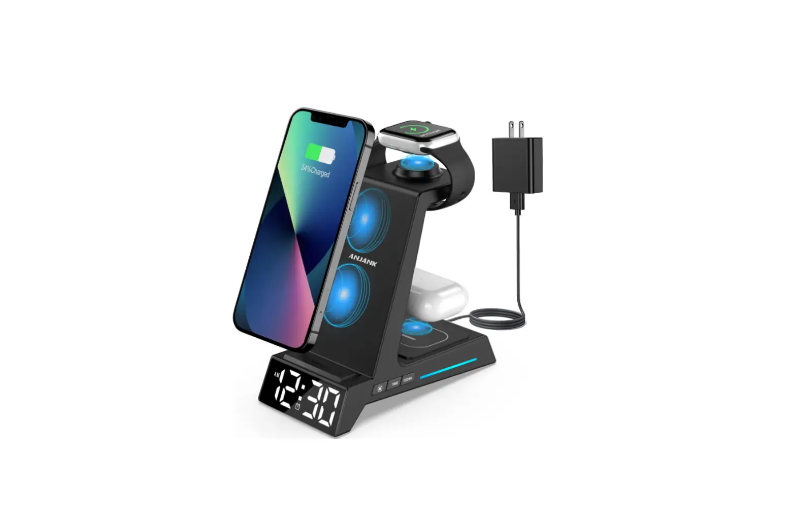 Anjank Ac-199 Fast Wireless Charger Station User Manual