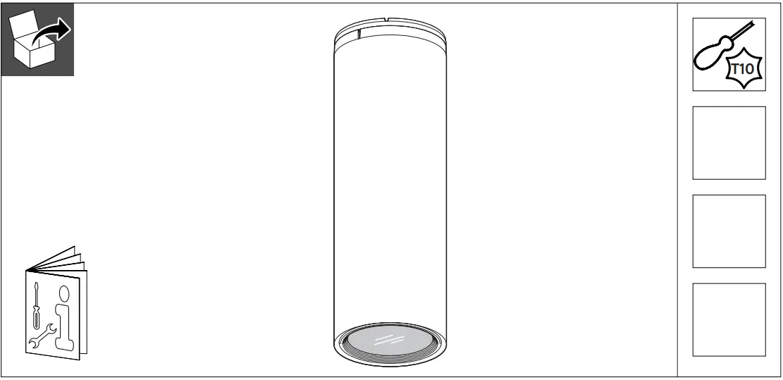 PHILIPS MS S-P Series Surface Mounted Pendants fig 1