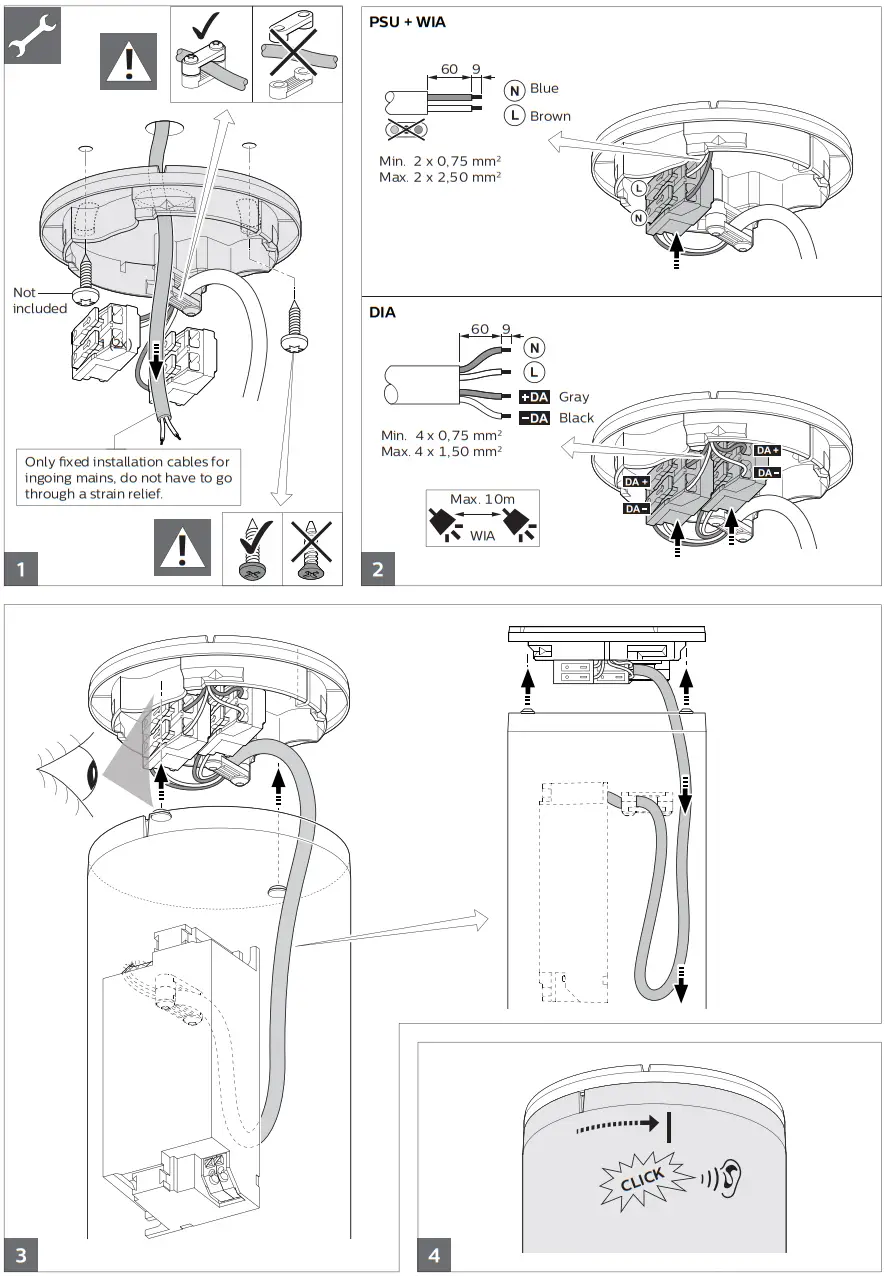 PHILIPS MS S-P Series Surface Mounted Pendants fig 4