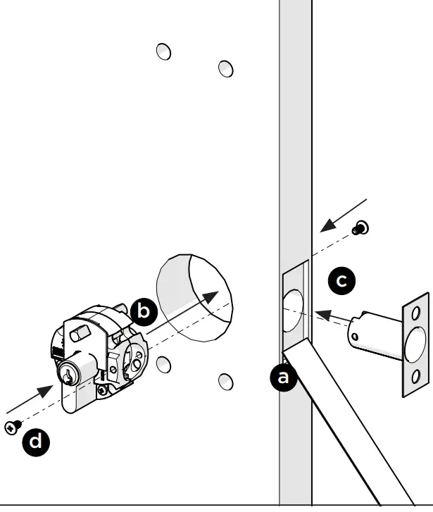 gainsborough Trilock Urban Aurora Entry Set - Figure 3
