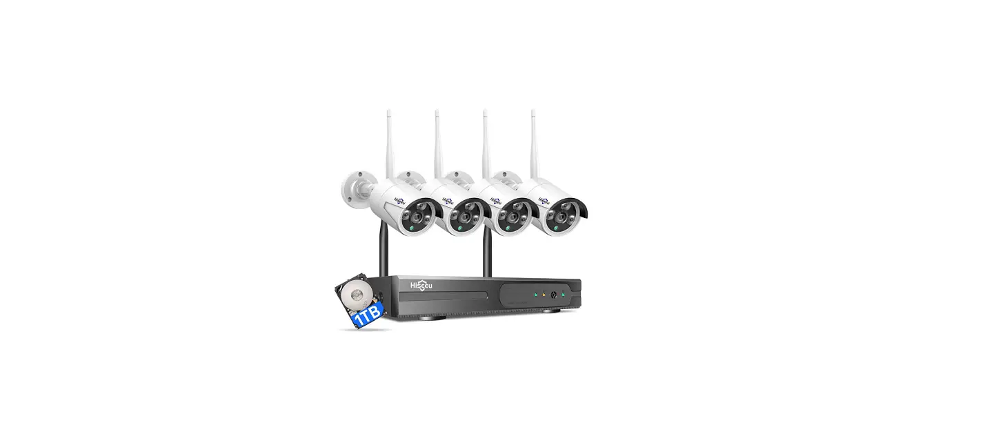 Hiseeu Wk-4hb612-at Wireless Security Camera System Instruction Guide Hiseeu Wk-4hb612-at Wireless Security Camera System Instruction Guide