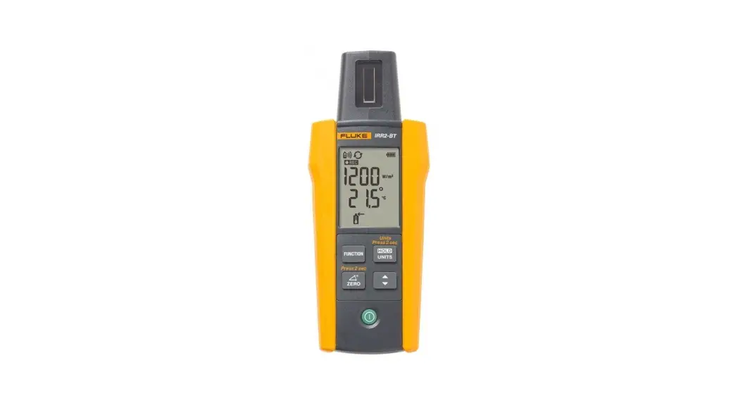 Fluke Irr2-bt Solar Irradiance Meter Pro User Manual