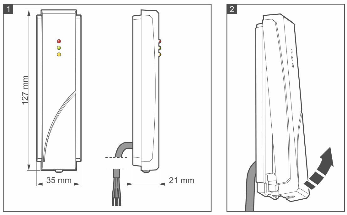 Satel INT-CR Proximity Card Arm or Disarm Device - fig