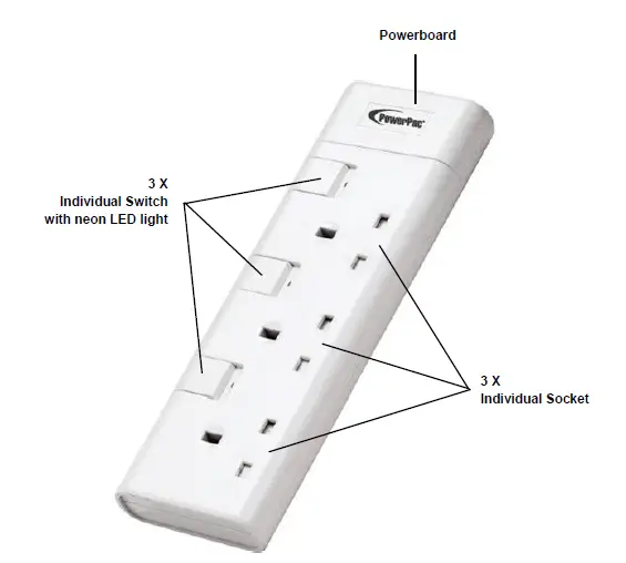 PowerPac-PP8553N-Portable-Switch-Socket-fig-1