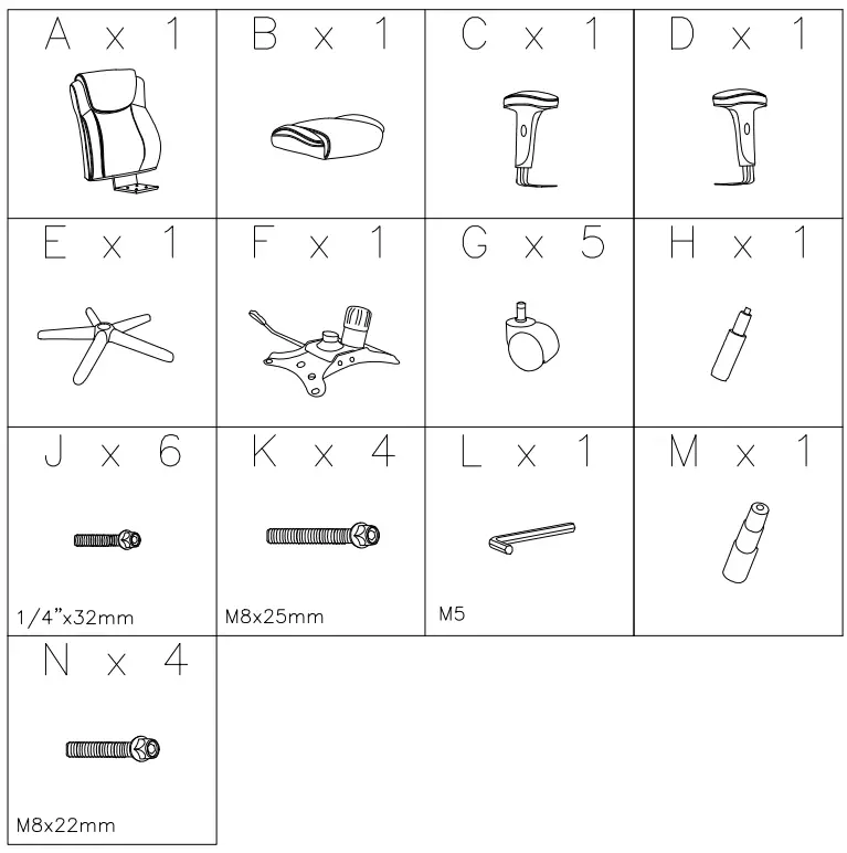 ASHLEY H220-05A Office Chairs -