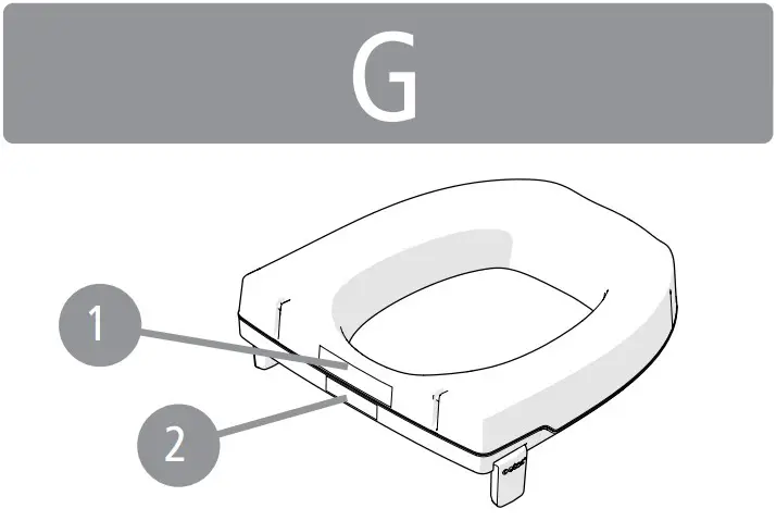 etac My Loo Fixed Toilet Seat - FIGURE 7