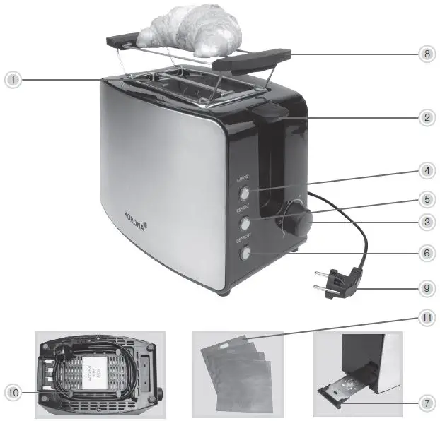 westfalia-XXL-Toaster-With-Toast-Bag-fig-1