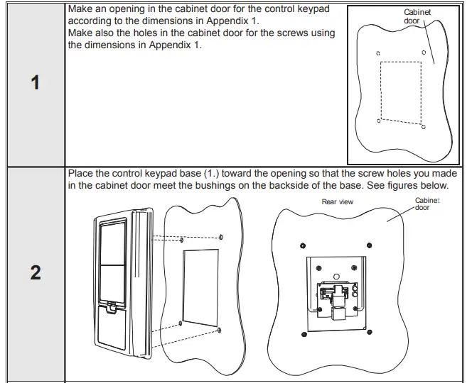 SIEMENS-BT300-KEYPAD-Door-Keypad-Mounting-Kit-fig-2