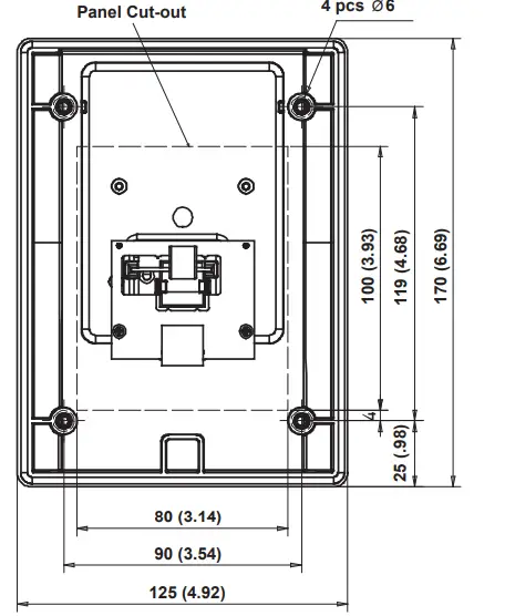SIEMENS-BT300-KEYPAD-Door-Keypad-Mounting-Kit-fig-7