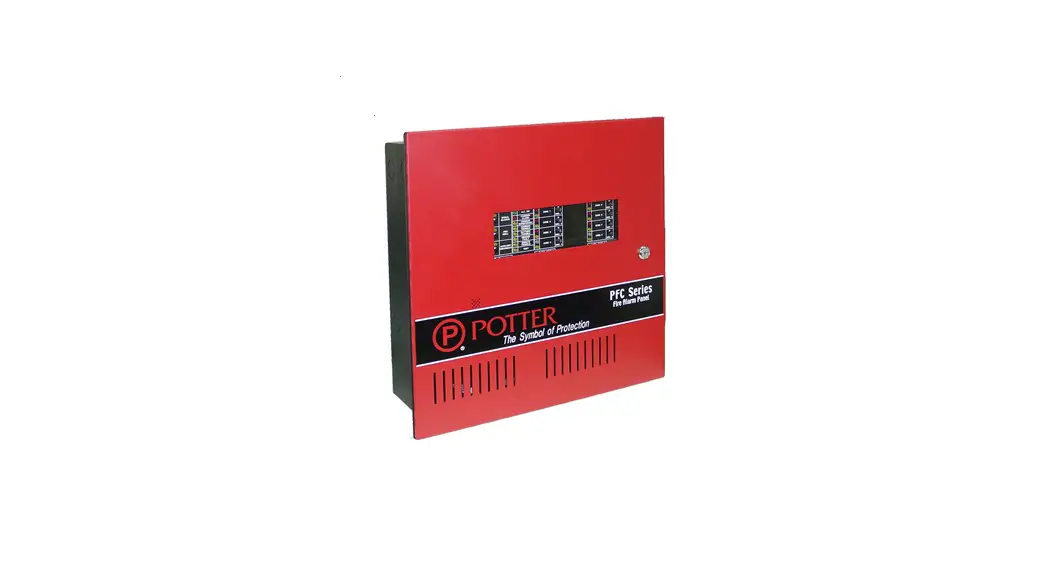 Potter Pfc-5008 Fire Alarm Control Panel Owner's Manual