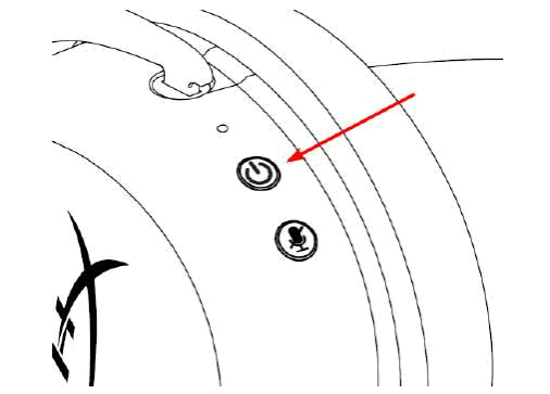 HYPERX HHSC1C-CG-BK-G Cloud Core Wireless - pairing mode