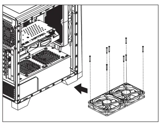 AeroCool Cylon Tempered Glass RGB White - Fan
