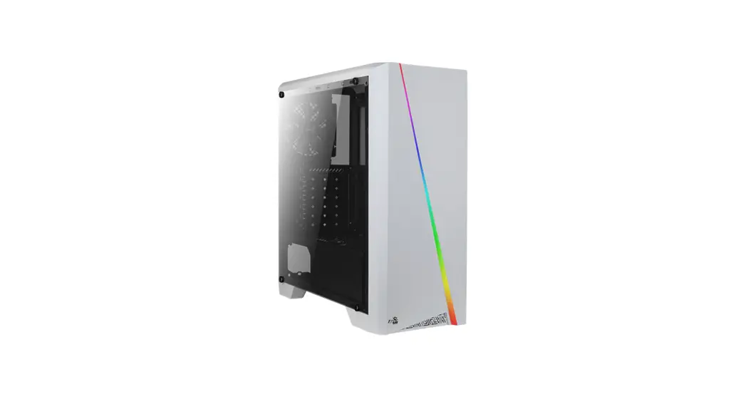 Aerocool Cylon Tempered Glass Rgb White User Manual